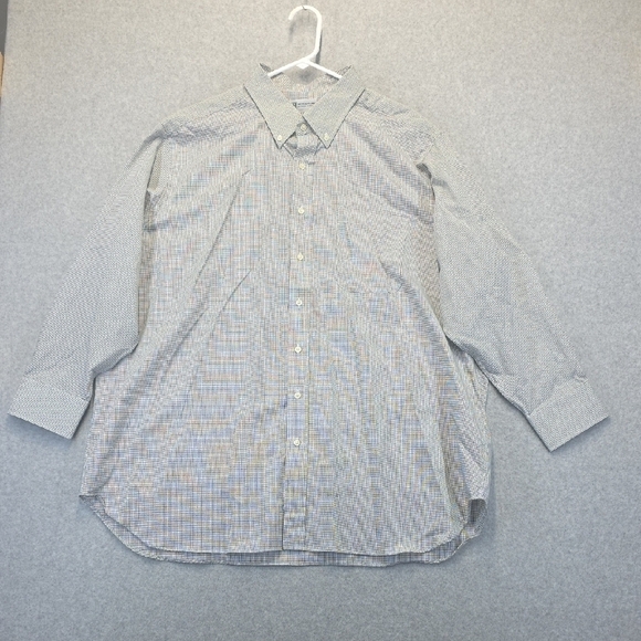 Benchmark Other - Benchmark Personal Clothiers Grey Gingham Button Down Shirt Men’s (See Measureme